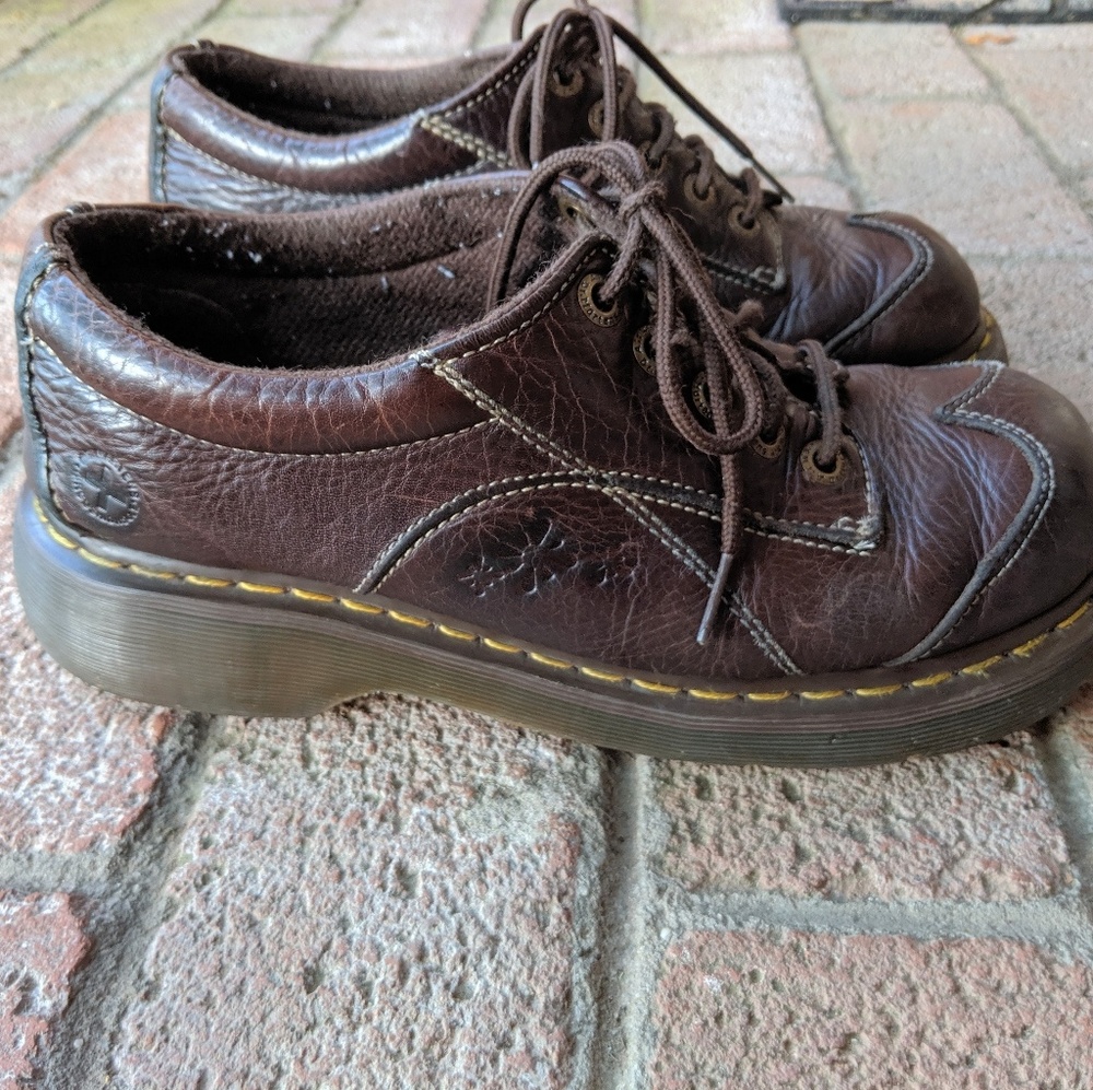 Dr Marten | 12280 Women's brown leather Oxford
